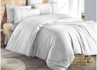 Постельное белье ранфорс delux First Choice - Gala White (Turkey), евро